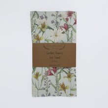 Load image into Gallery viewer, Garden Flowers Tea Towel
