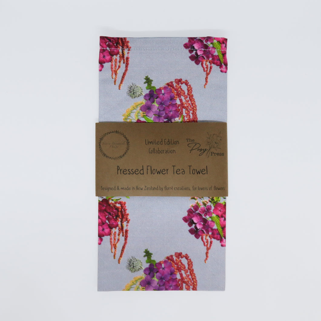 Posy Tea Towel - The Posy Press & Tamsin Baxendale Design Limited Edition Collaboration