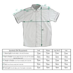 Kawakawa & Kōtukutuku Short Sleeve Shirt - MADE TO ORDER